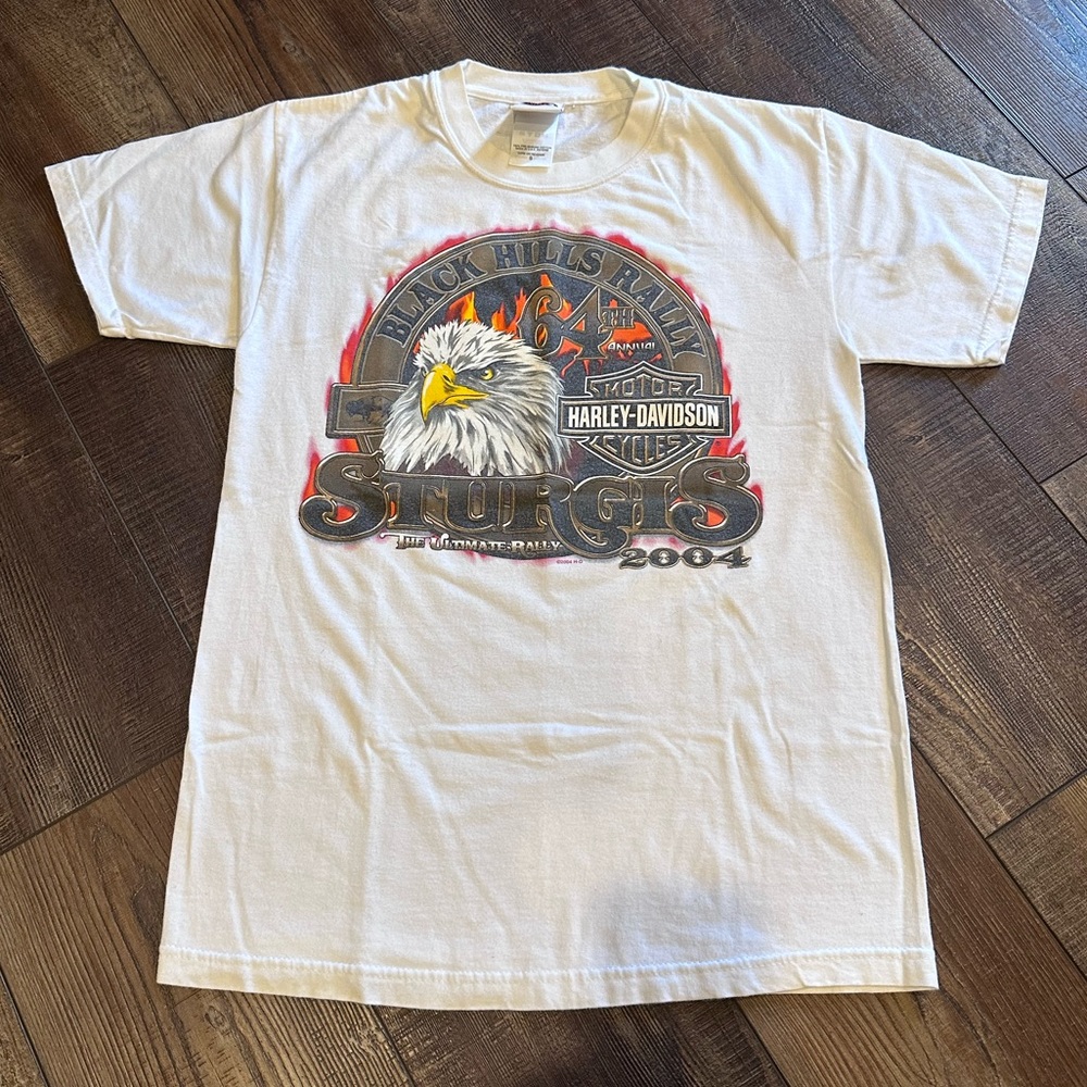 Harley Davidson Womens small tee Sturgis Black Hills Rally